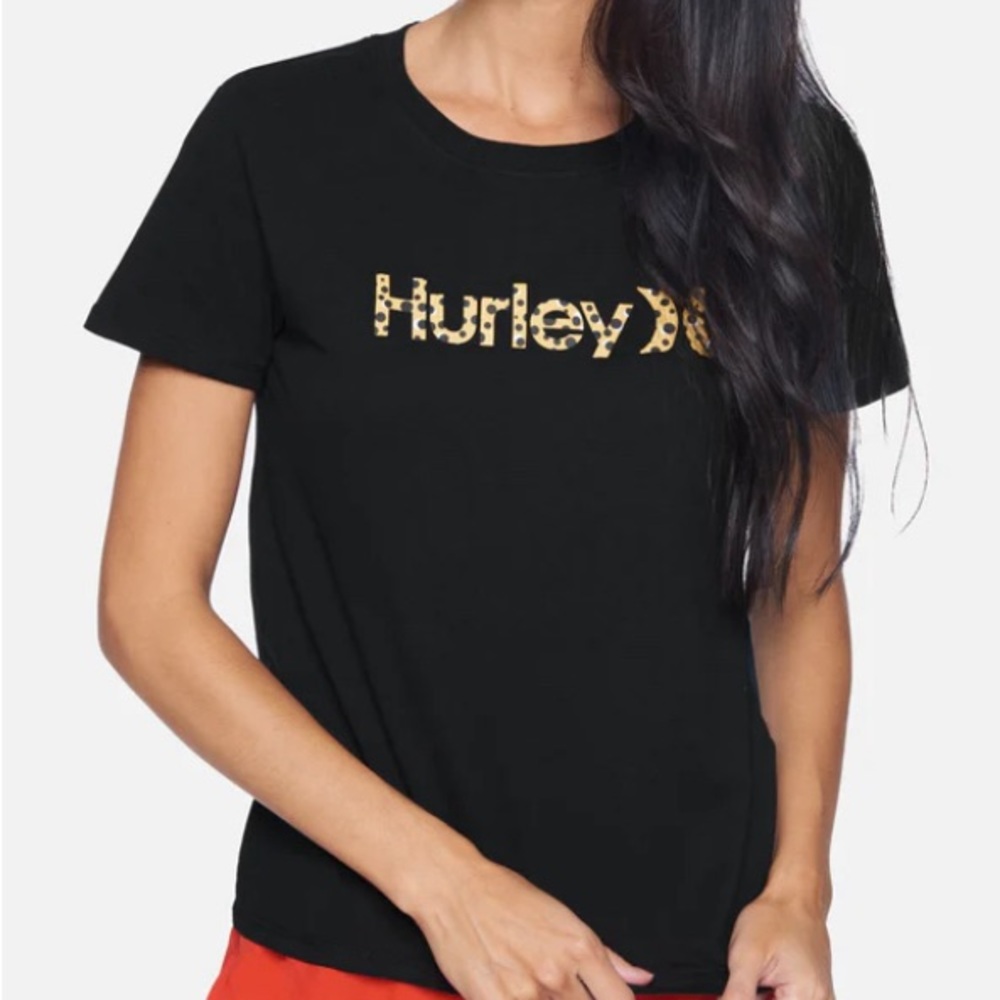 New! Hurley OAO DOTS CLASSIC CREW T-SHIRT size small